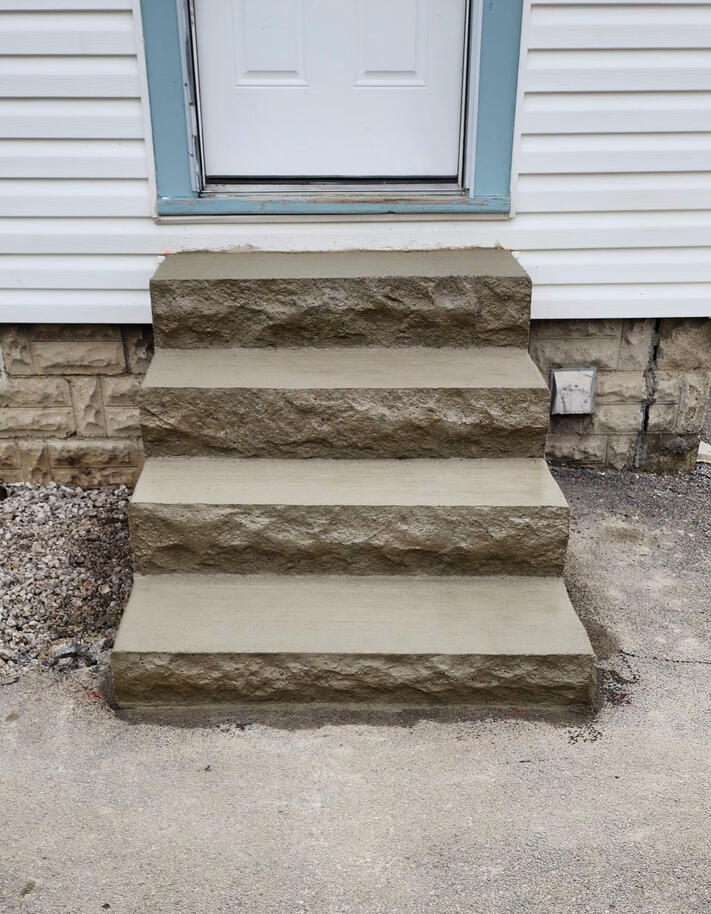 Concrete steps